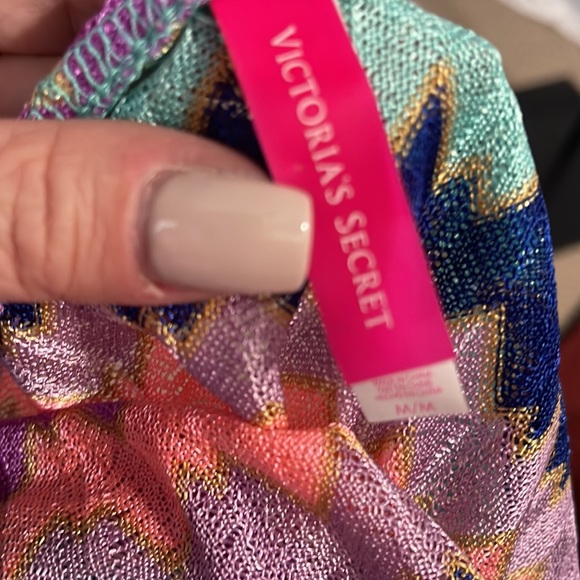 Victoria’s Secret multi colored strapless romper. Size M - Picture 7 of 12